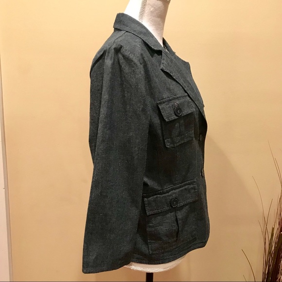 Attention Dark Denim Blazer - Picture 3 of 7